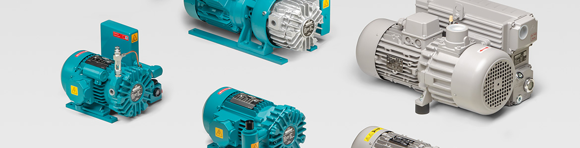 High vacuum vane pumps - 8-12 mc/h