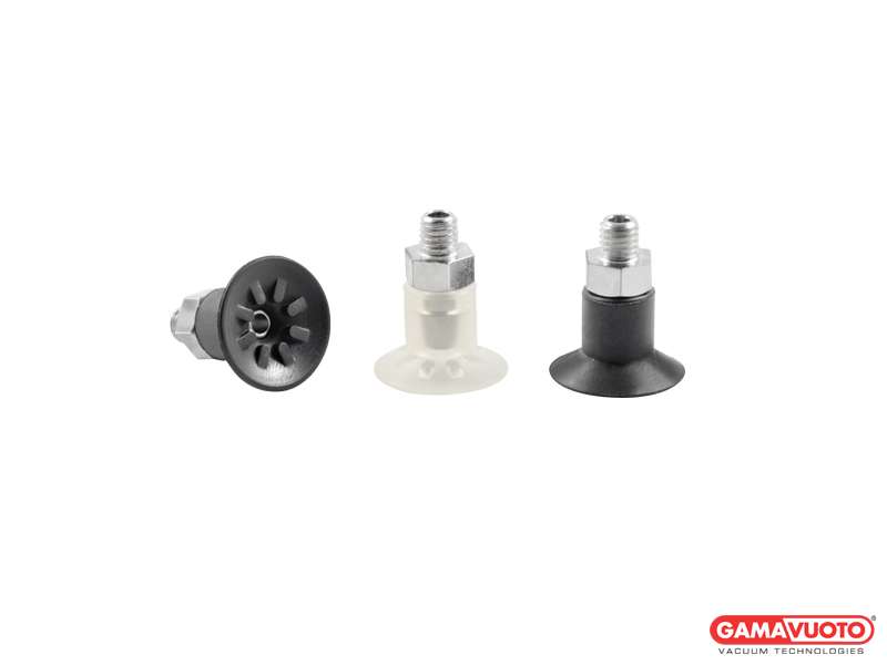 Ventose piane con raggi Serie AM con supporto