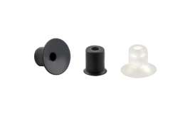 Non-finned flat suction cup CM Series without support