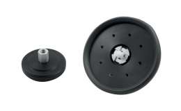 Disc suction cups PF series with support and relief valve