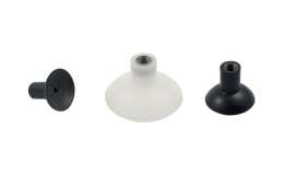 Spherical VC-LINE suction cups with female vulcanized thread